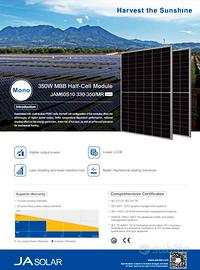 Pannelli fotovoltaici JA Solar JAM60S10-345/MR