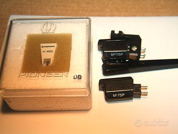 Shure Me75P testine giradischi,Pioneer K-65+altre
