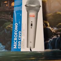 Microfono professionale unidirezionale con cavo