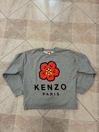 Felpa grigia fiore Kenzo