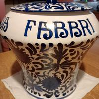 Vaso AMARENA FABBRI dipinto a mano - H. cm 26