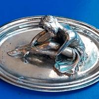 Scultura Decorativa in Bilaminato d'Argento