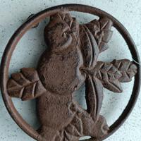 Sottopentola decorativo in metallo frutta nuovo