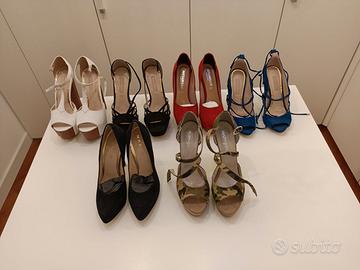 Sei paia di scarpe da donna tg. 38