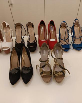 Sei paia di scarpe da donna tg. 38