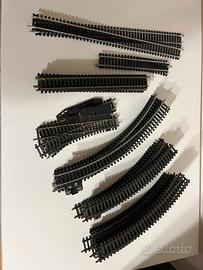 Lotto 45 pezzi binari trenino Lima