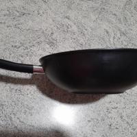 Padella Wok antiaderente Ernesto acciaio al carbon