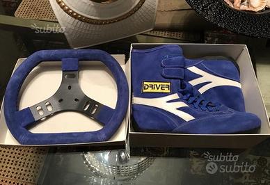 Scarpe e volante DRIVER da pista NUOVI IMBALLATI