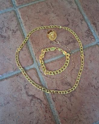 ✨Set Gioelli Gold Finish -4 Pezzi ✨