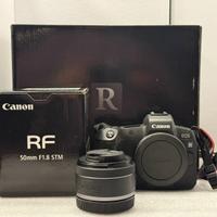 Canon EOS R + RF 50mm f1.8 STM -come nuovo