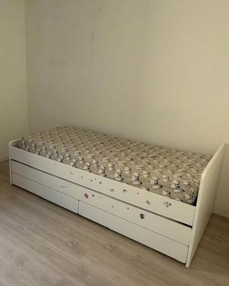 Letto singolo con Estraibile 
