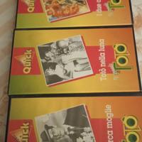 4 film in  videocassette (VHS) di Totò 