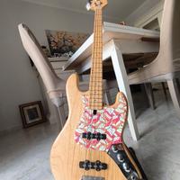 Basso Elettrico Liuteria stile jazzbass + custodia