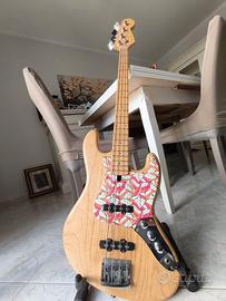 Basso Elettrico Liuteria stile jazzbass + custodia