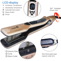 Piastra per capelli a Vapore