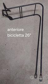 portapacchi anteriore bicicletta.