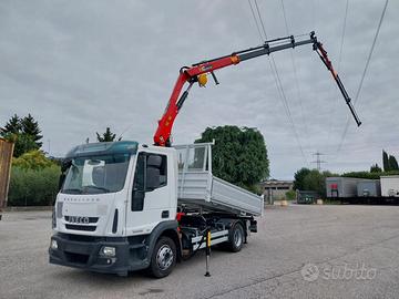 Iveco Eurocargo 120EL22 gru Jib e ribaltabile