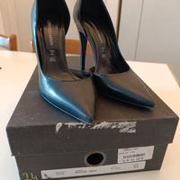 scarpa donna vera pelle stiletto Lorenzo Mari tg35