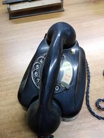 Antico telefono in bachelite vintage 