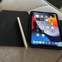 IPad mini 6a gen WIFI 64gb + apple pencil + cover