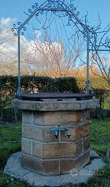 Pozzo da arredo per giardino