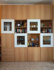 Mobile per soggiorno e libreria