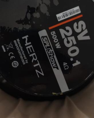 hertz spl show 25 cm