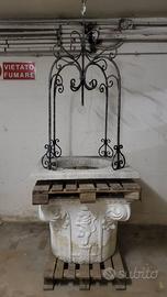 Pozzo decorativo da giardino