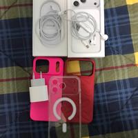 Scatola iphone 17 pro max silver + accessori