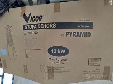 Stufa Vigor a gas per dehors