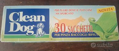 Sacchetti raccogli rifiuti e pinza