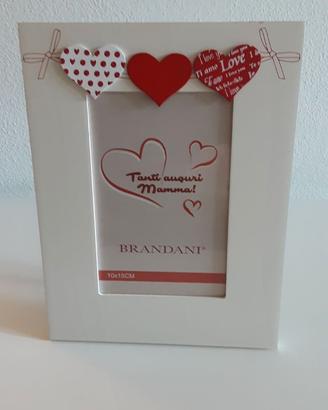 Portafoto Millecuori in legno Brandani