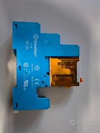 Relè Finder 46.61 - 16A - 24V AC + Zoccolo DIN 97.