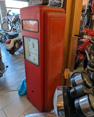 distributore benzina miscela epoca da collezione
