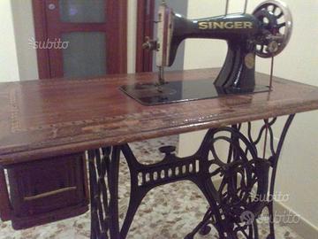 Antica macchina da cucire SINGER del 1898