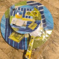 piatto torta plastica rigida con piattini 