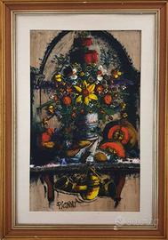 Dipinto  olio su legno di Picinni Gennaro