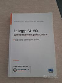 Libro 'la Legge 241/90' VII edizione, Maggioli