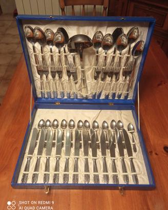 servizio posate in acciaio inox da 12