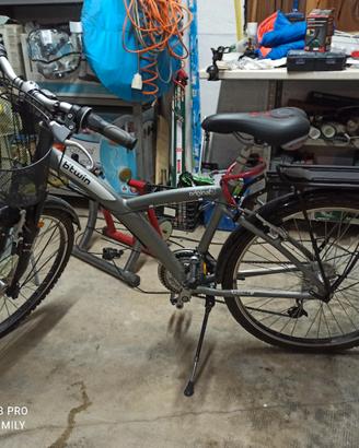 bicicletta da donna ammortizzata trekking 
