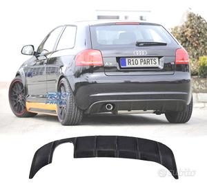 DIFFUSORE AUDI A3 8P 08-13 LOOK RS3