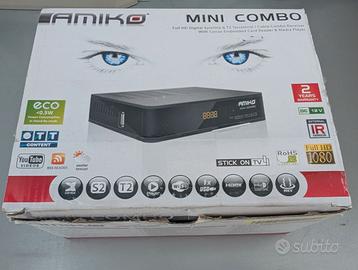 Amiko mini combo - DTT + SAT - FullHD - Accessori