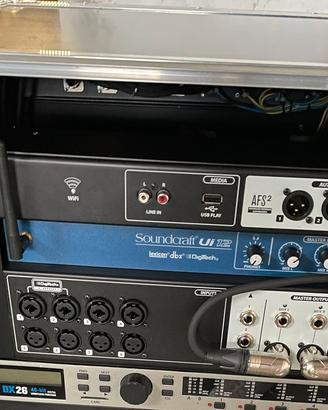 soundcraft UI12+fissaggio per rack