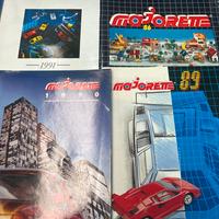Lotto 4 cataloghi Majorette 1986-1989-1990-1991