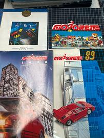 Lotto 4 cataloghi Majorette 1986-1989-1990-1991