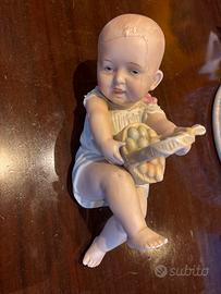 Statuina in porcellana biscuit