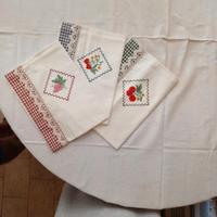 3 canovacci grandi o tovagliette all'americana