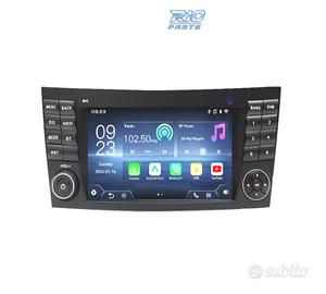 RADIO NAVIGATORE 7" PER MERCEDES CL. E W211 CLS W