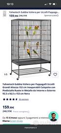 Gabbia voliera per uccelli