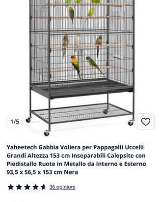 Gabbia voliera per uccelli